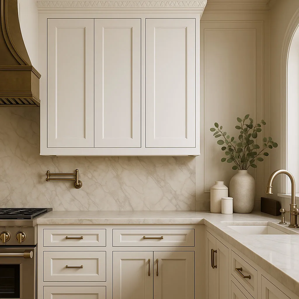 Design House Brookings Shaker 2-Door Wall Kitchen Cabinet, White, photo 3 of 4