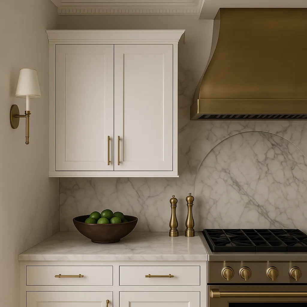 Design House Brookings Shaker 2-Door Wall Kitchen Cabinet, White, photo 2 of 4