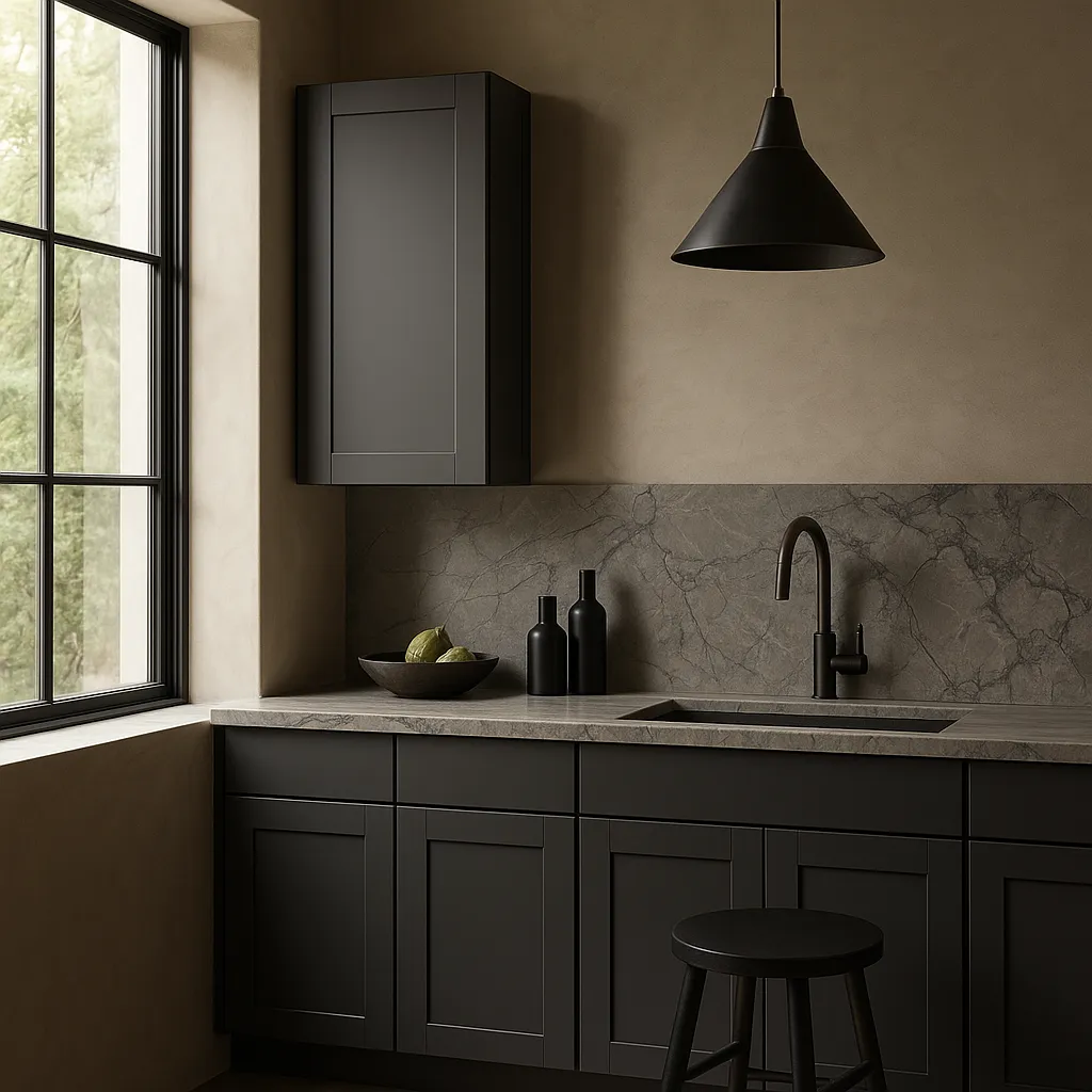 MILL'S PRIDE Richmond Venetian Onyx Plywood Shaker Wall Kitchen Cabinet, 21x12x42 in, photo 2 of 4