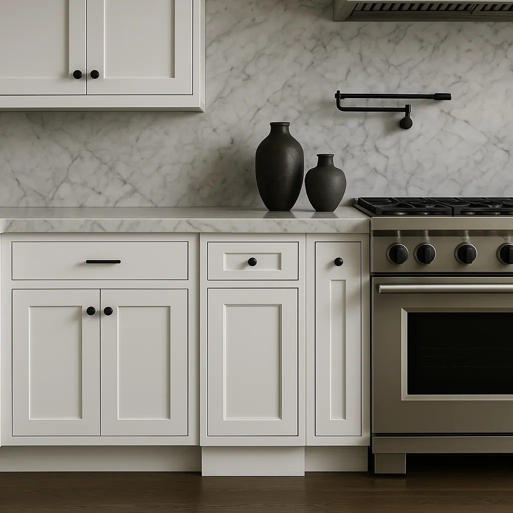 Design House Brookings Shaker Base Kitchen Cabinet in White, photo 3 of 4