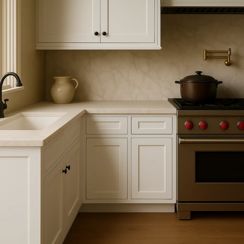 Design House Brookings Shaker Base Kitchen Cabinet in White, photo 4 of 4
