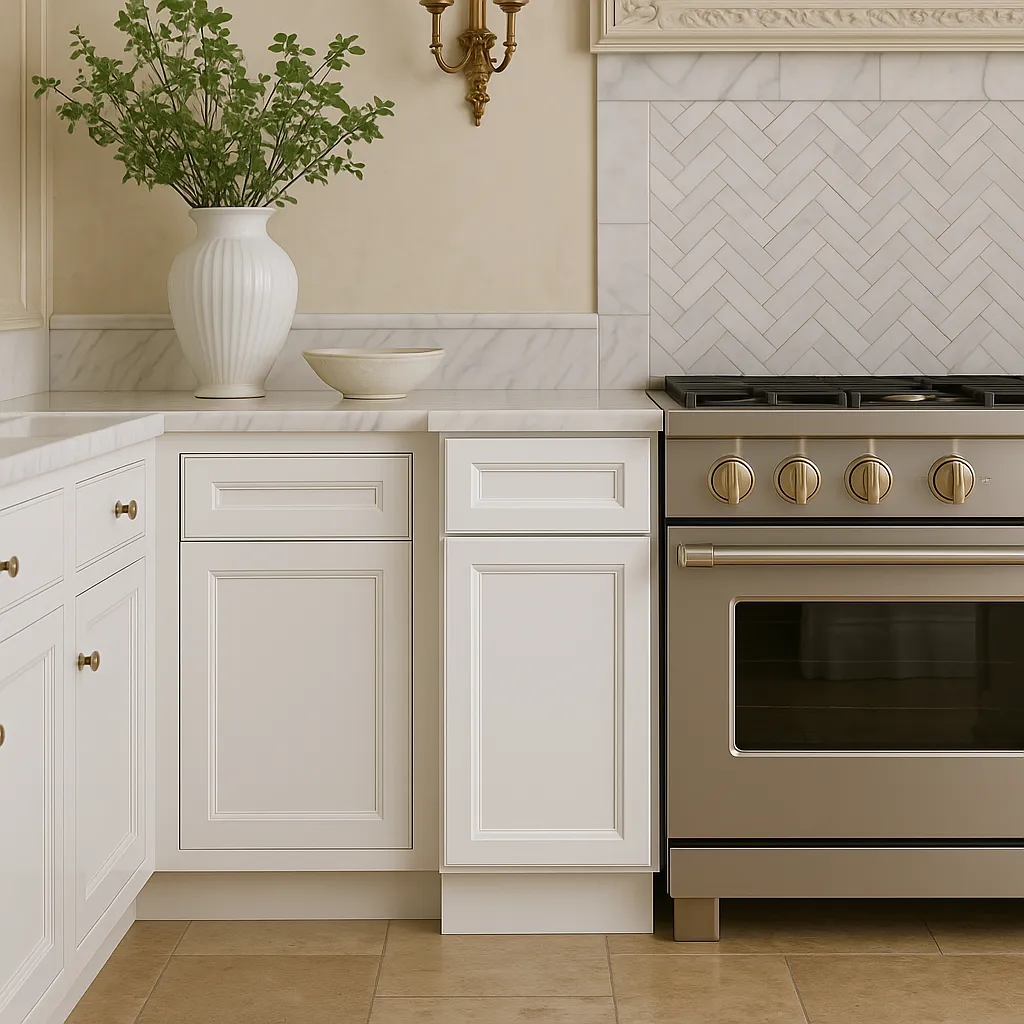 Design House Brookings Shaker Base Kitchen Cabinet in White, photo 2 of 4