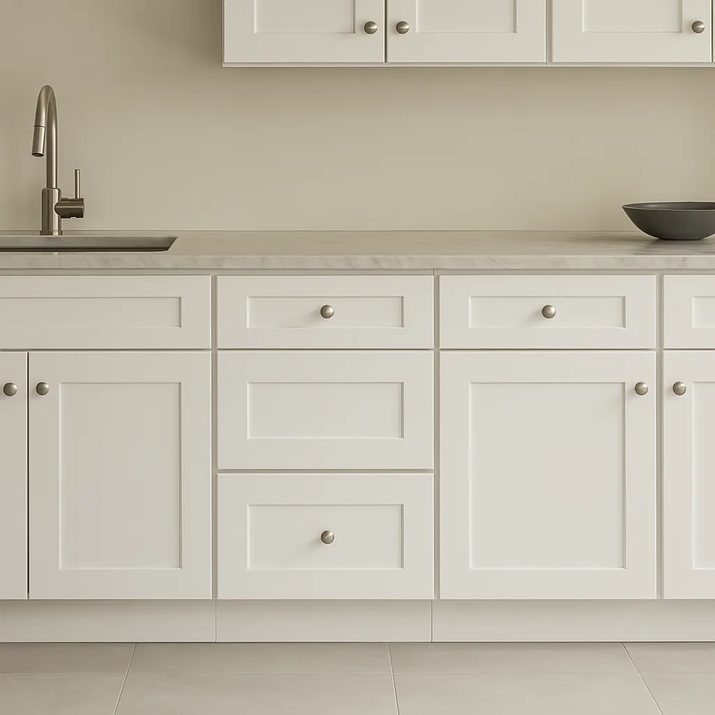 Design House Brookings Shaker Base Kitchen Cabinet, Solid Wood, White Finish, photo 3 of 4