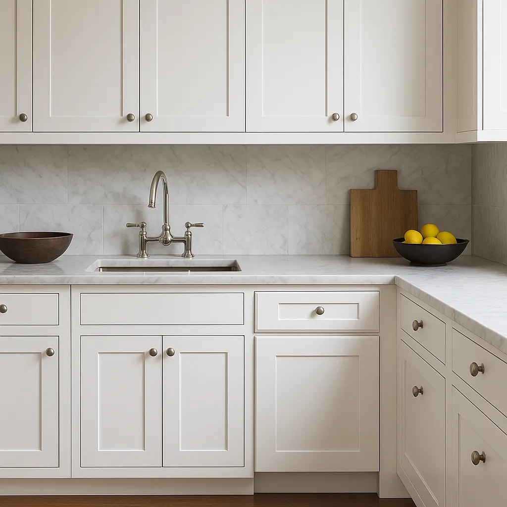 Design House Brookings Shaker Base Kitchen Cabinet, Solid Wood, White Finish, photo 4 of 4