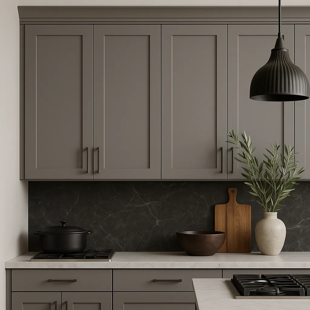 MILL'S PRIDE Richmond Vesuvius Gray Plywood Shaker Wall Kitchen Cabinet - Ready to Assemble, photo 3 of 4