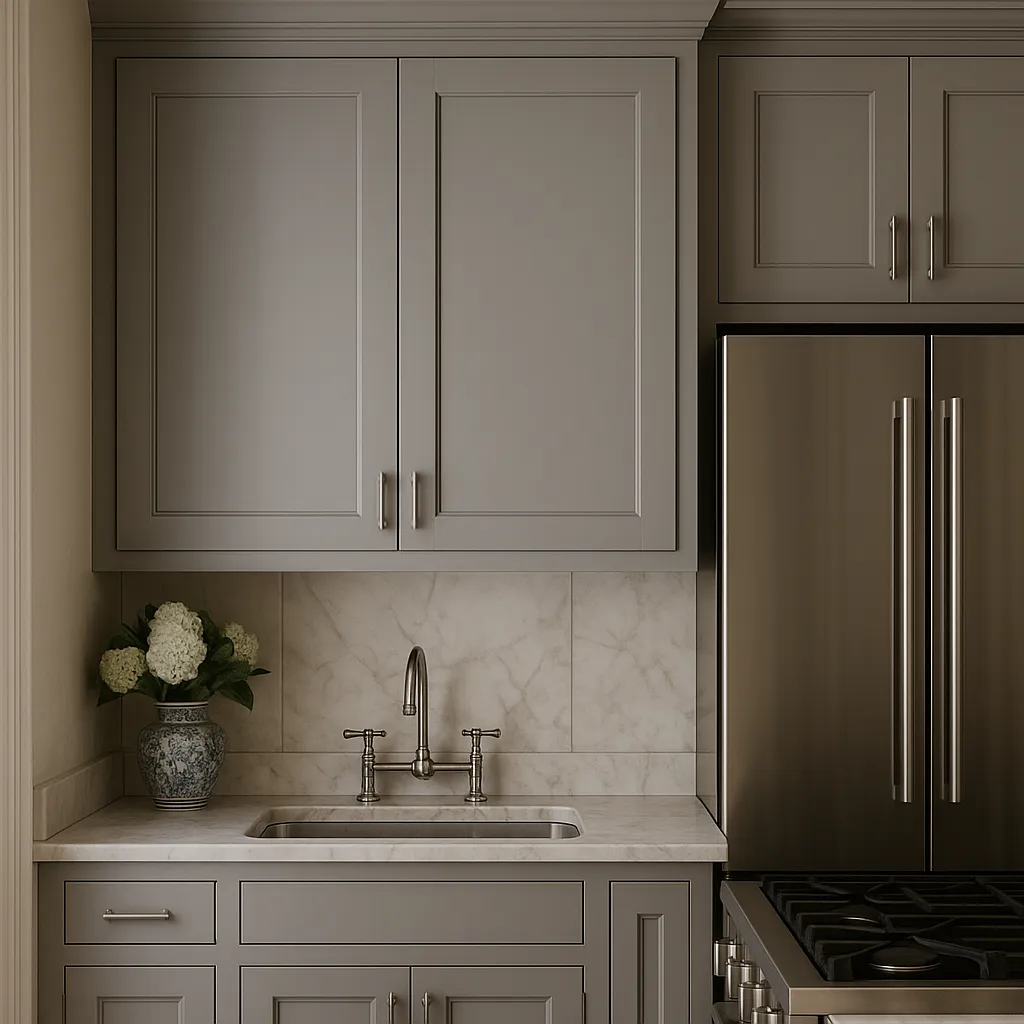 MILL'S PRIDE Richmond Vesuvius Gray Plywood Shaker Wall Kitchen Cabinet - Ready to Assemble, photo 4 of 4