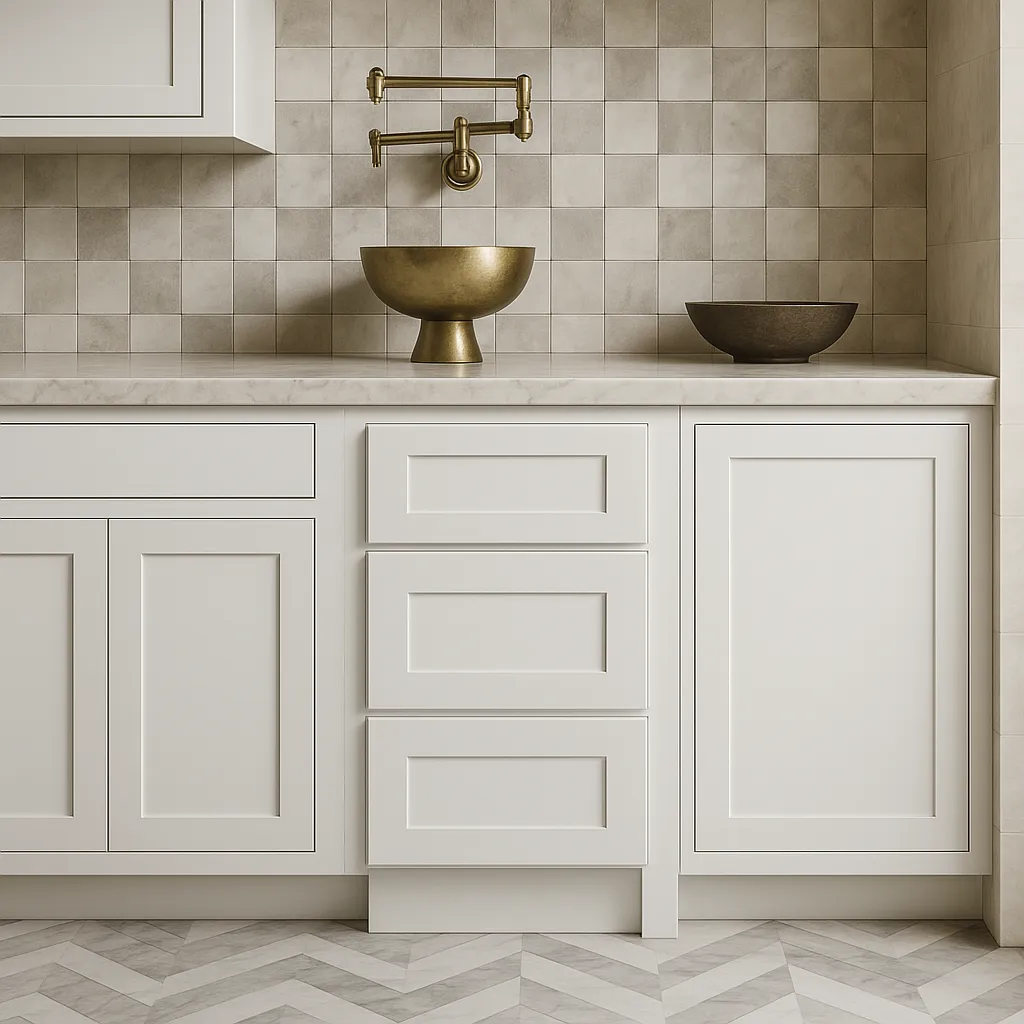 Design House Brookings Solid Wood Shaker Kitchen Cabinet - White, photo 4 of 4