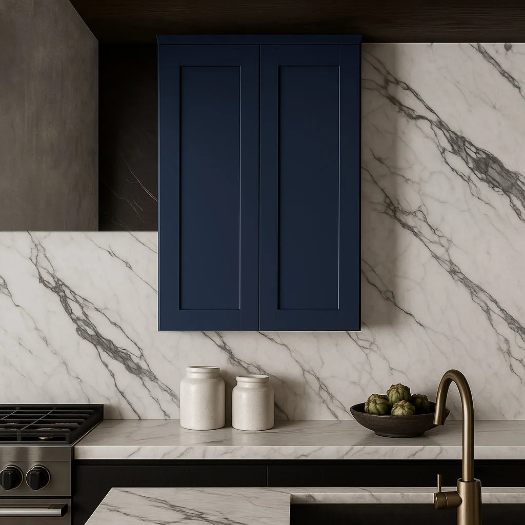 MILL'S PRIDE Valencia Blue Wall Kitchen Cabinet - Ready to Assemble, photo 2 of 4