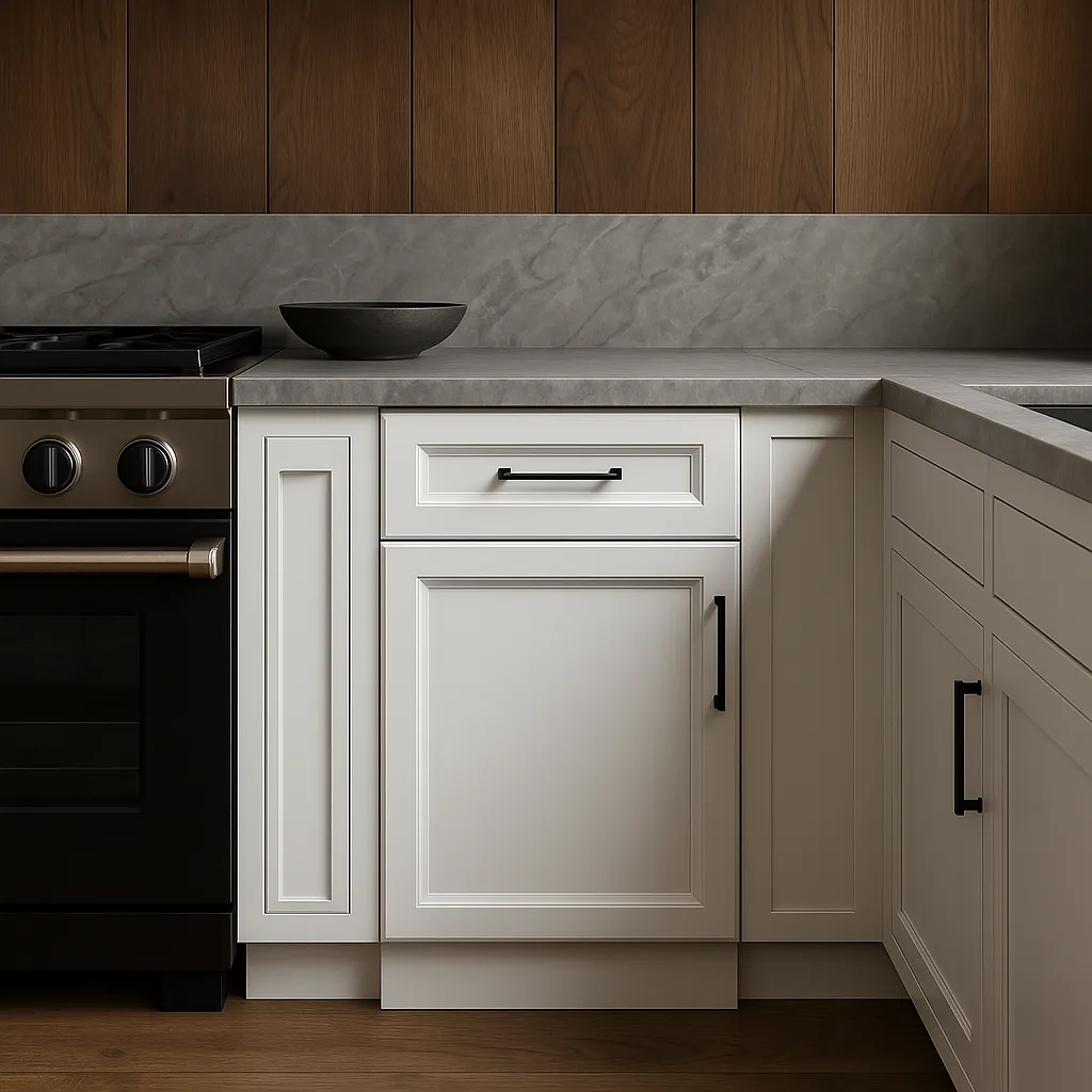 PELHAM & WHITE Keyport Shaker White Plywood Kitchen Cabinet - Tool-Free Assembly, photo 2 of 4