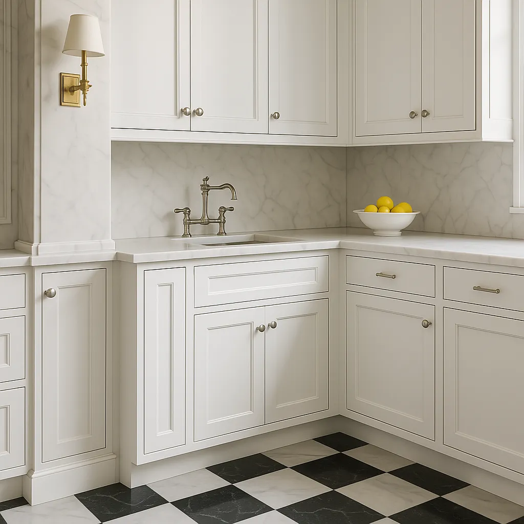 Design House Brookings Solid Wood Shaker Base Kitchen Cabinet, White Finish, photo 4 of 4