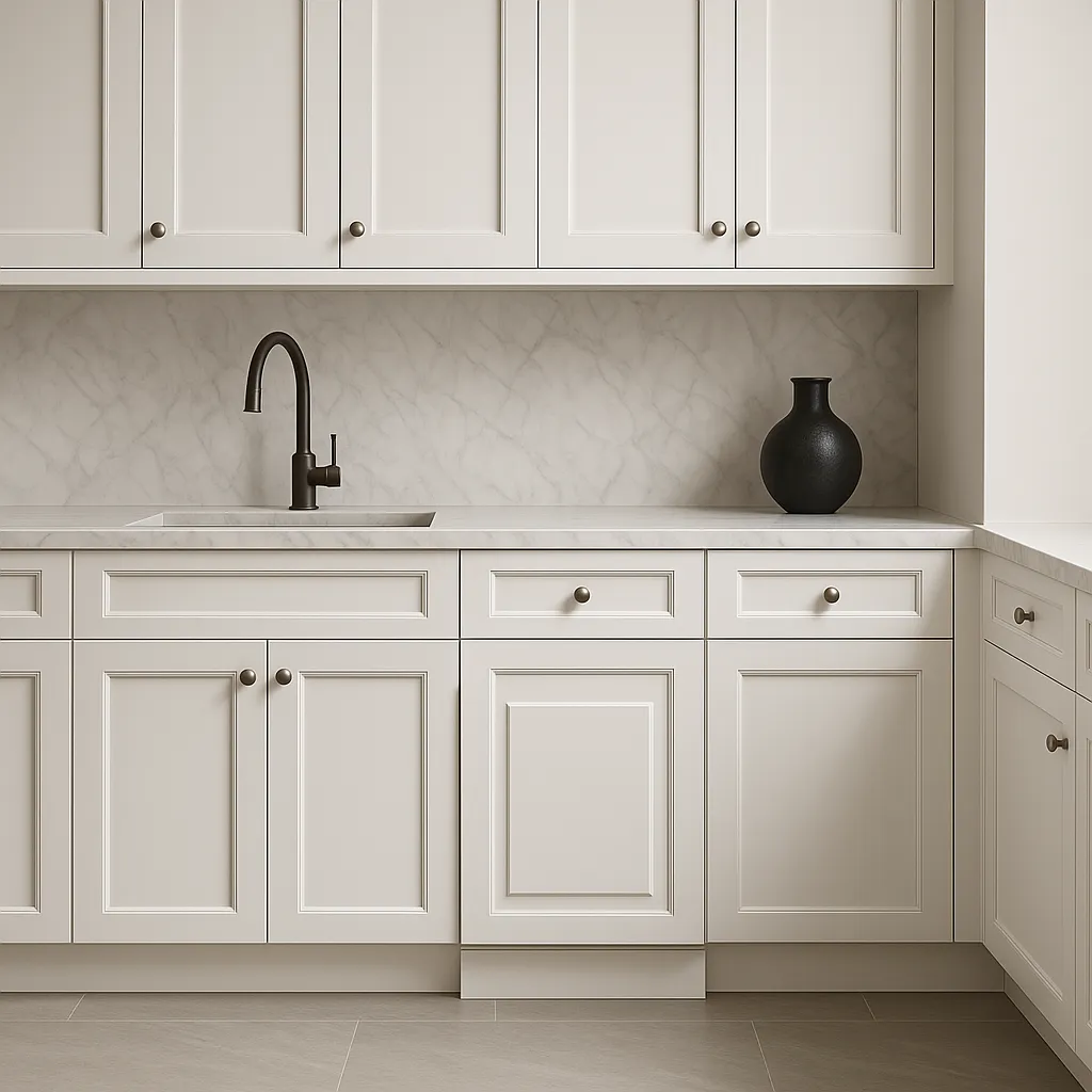 PELHAM & WHITE Keyport Shaker White Plywood Kitchen Cabinet - Tool-Free Assembly, photo 2 of 4