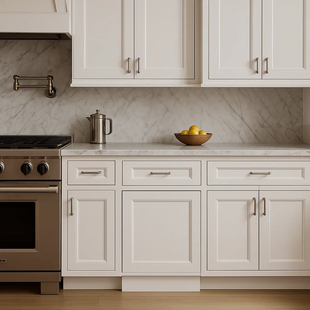 PELHAM & WHITE Keyport Shaker White Plywood Kitchen Cabinet - Tool-Free Assembly, photo 3 of 4