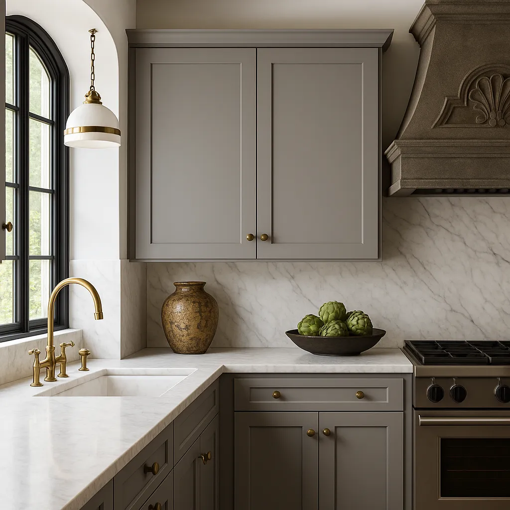 MILL'S PRIDE Richmond Vesuvius Gray Plywood Shaker Wall Kitchen Cabinet - Ready to Assemble, photo 4 of 4