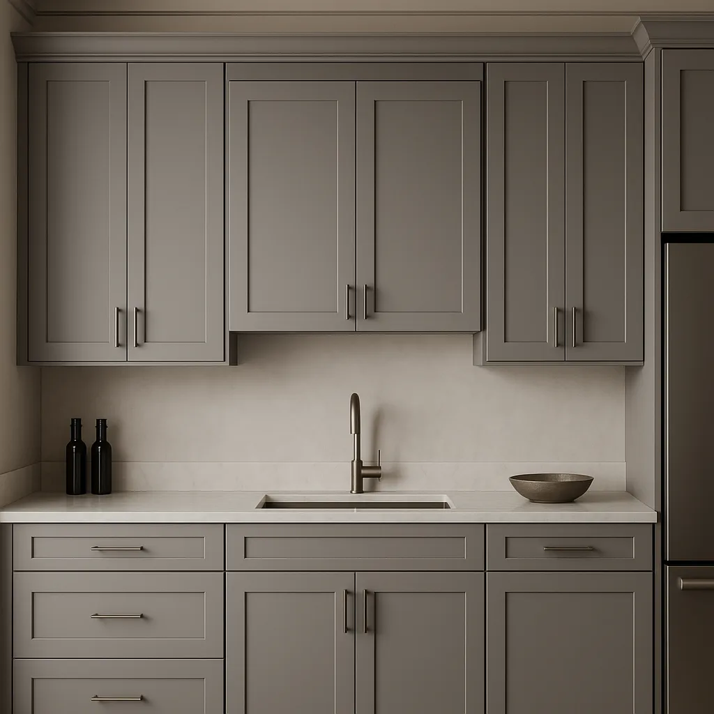 MILL'S PRIDE Richmond Vesuvius Gray Plywood Shaker Wall Kitchen Cabinet - Ready to Assemble, photo 3 of 4