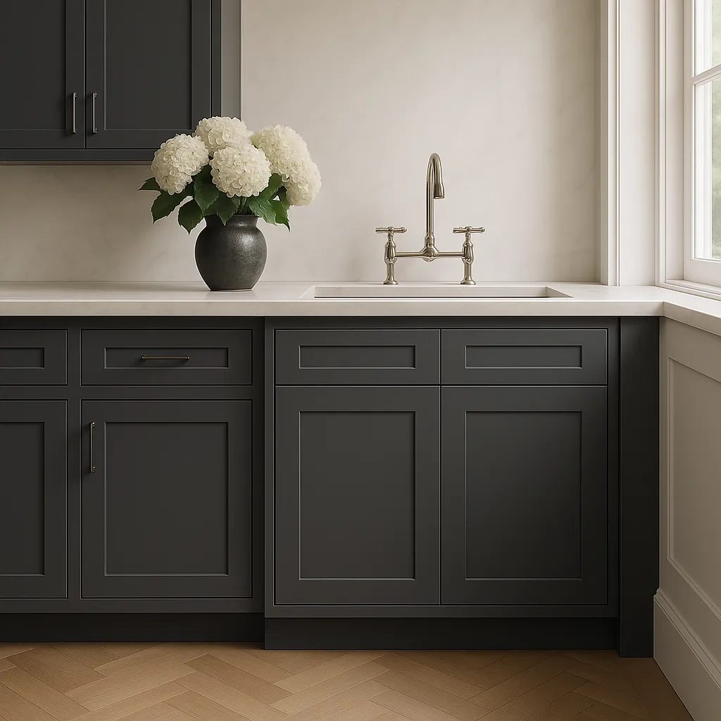 MILL'S PRIDE Richmond Venetian Onyx Shaker Sink Base Cabinet, 36 in W x 24 in D x 34.5 in H, photo 3 of 4
