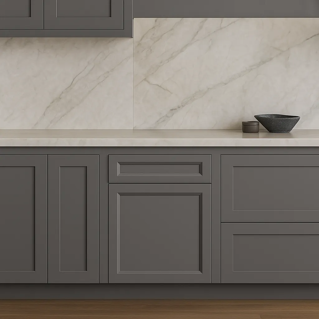 PELHAM & WHITE Keyport Shaker Charcoal Base Kitchen Cabinet - 24 in. W x 24 in. D x 34.5 in. H, photo 3 of 4