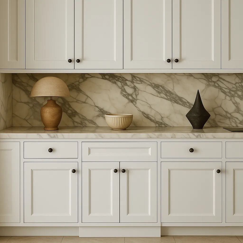 PELHAM & WHITE Keyport Shaker White Plywood Kitchen Cabinet, Tool-Free Assembly, photo 4 of 4