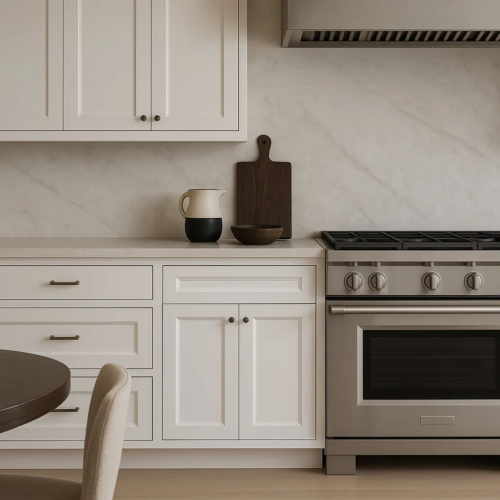 PELHAM & WHITE Keyport Shaker White Plywood Kitchen Cabinet, Tool-Free Assembly, photo 2 of 4