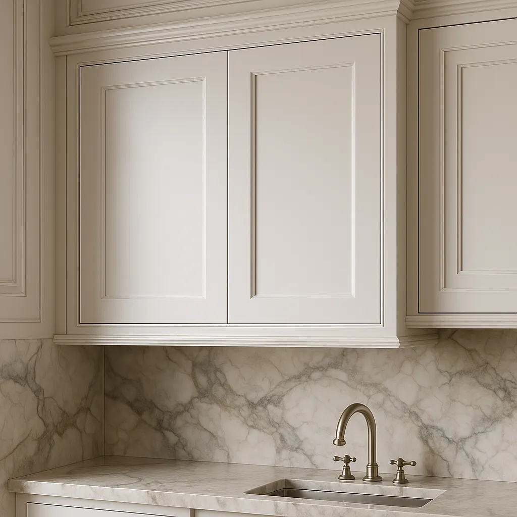 HOMEIBRO Shaker White Plywood Wall Cabinet, 33x12x30 Inches, Ready to Assemble, photo 3 of 4