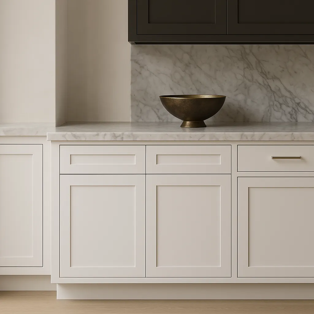 HOMEIBRO Shaker Dove Plywood Sink Base Cabinet - 36" W x 24" D x 34.5" H, photo 2 of 4