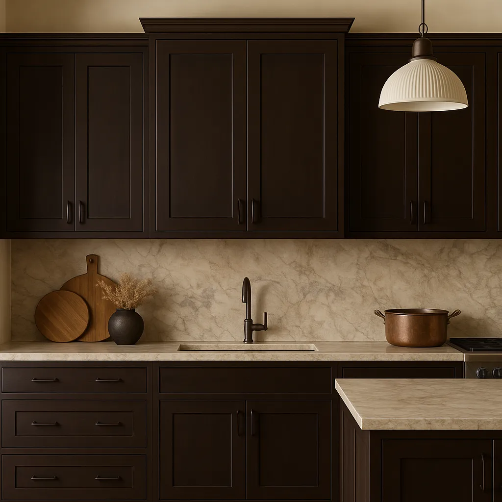 Design House Brookings Solid Wood Shaker Wall Kitchen Cabinet in Espresso, photo 3 of 4