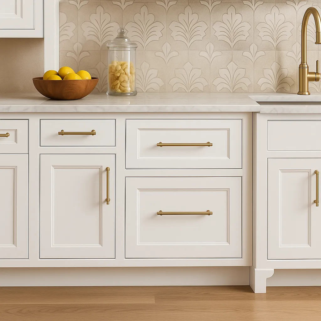 HOMEIBRO Shaker White Plywood Kitchen Cabinet with 2 Drawers - 24 in. W x 24 in. D x 34.5 in. H, photo 3 of 4