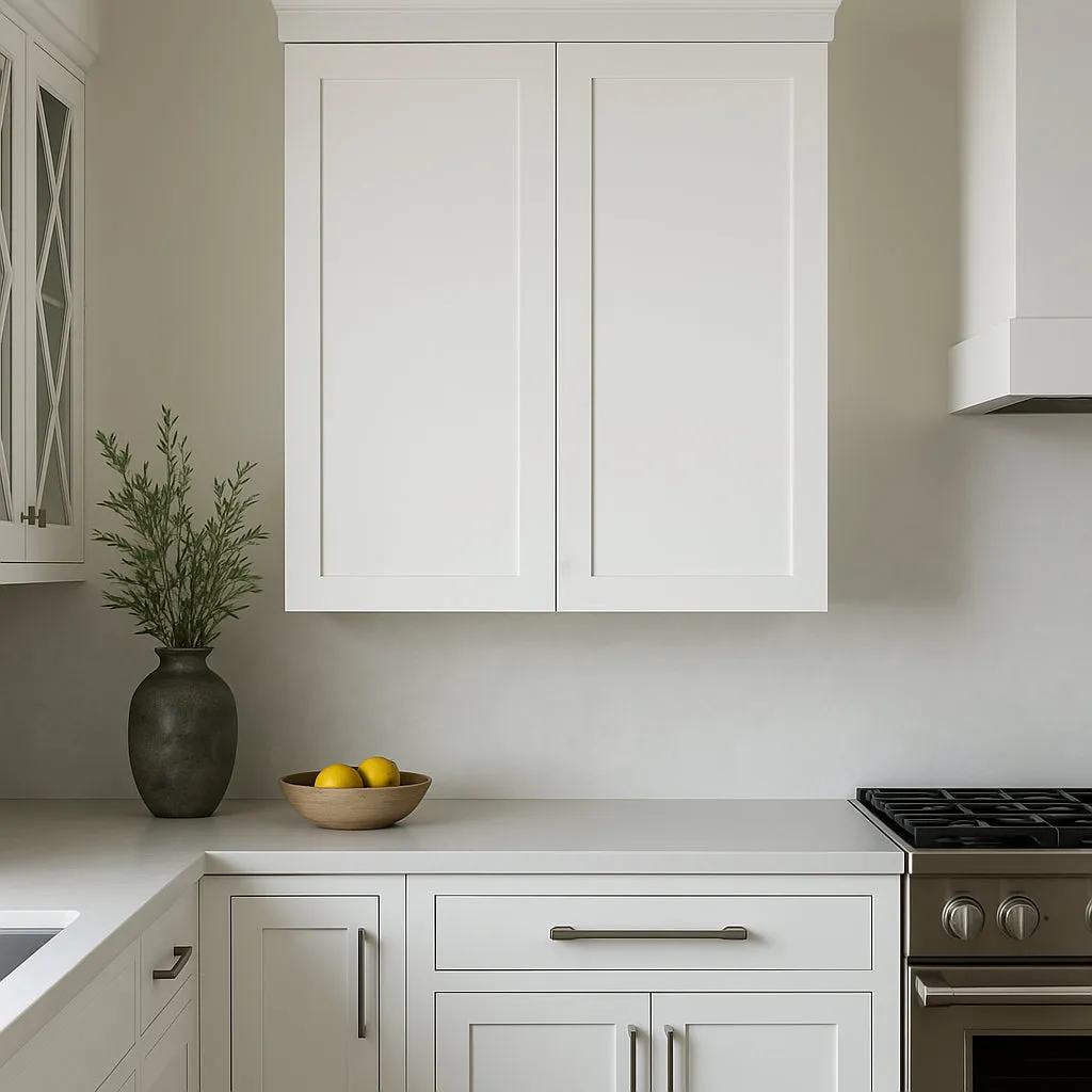 Plywell Shaker Double Door Wall Cabinet, 36x42x12 in, White, photo 3 of 4