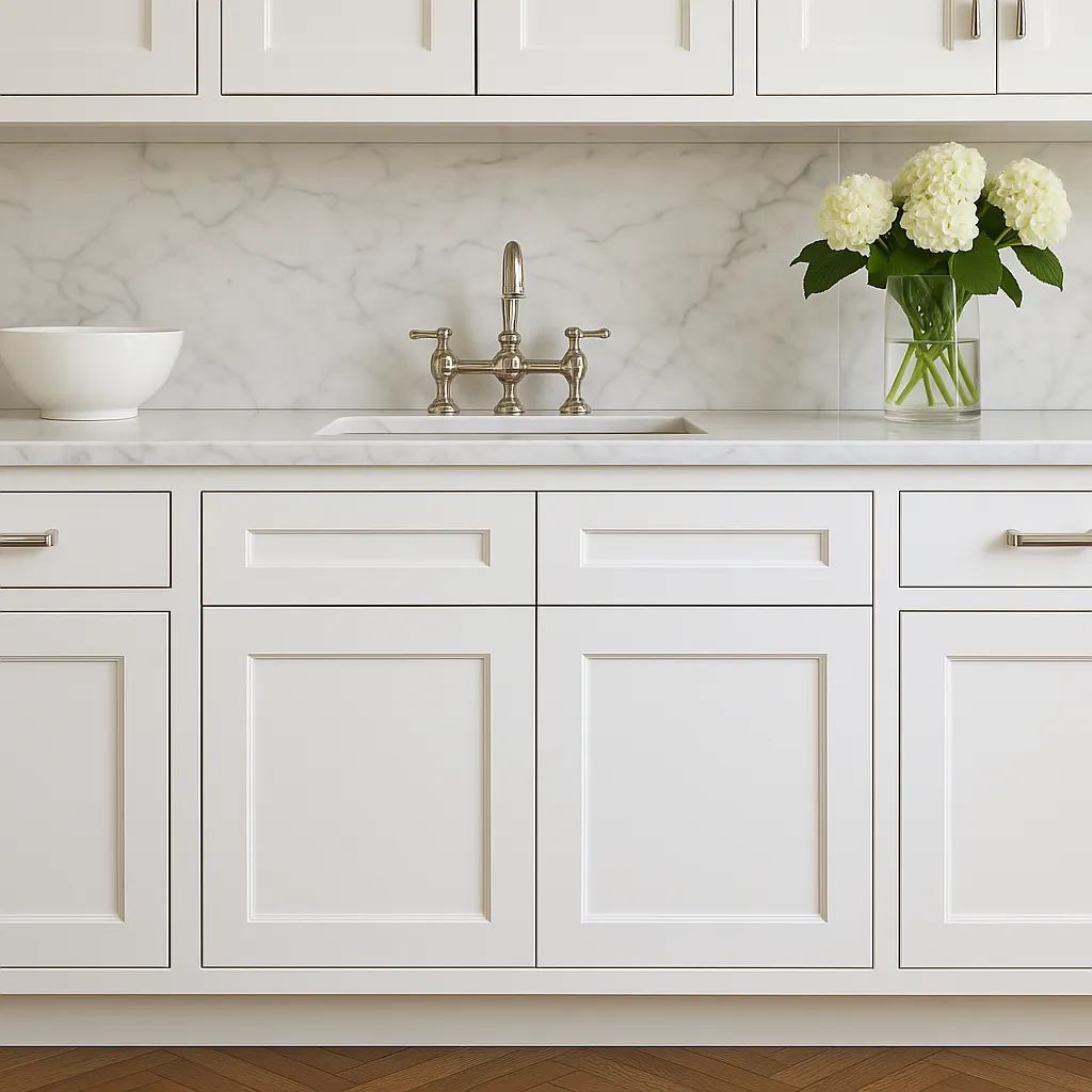 Plywell Ready to Assemble Shaker Sink Base Cabinet, White, 36x34.5x24 in., photo 4 of 4