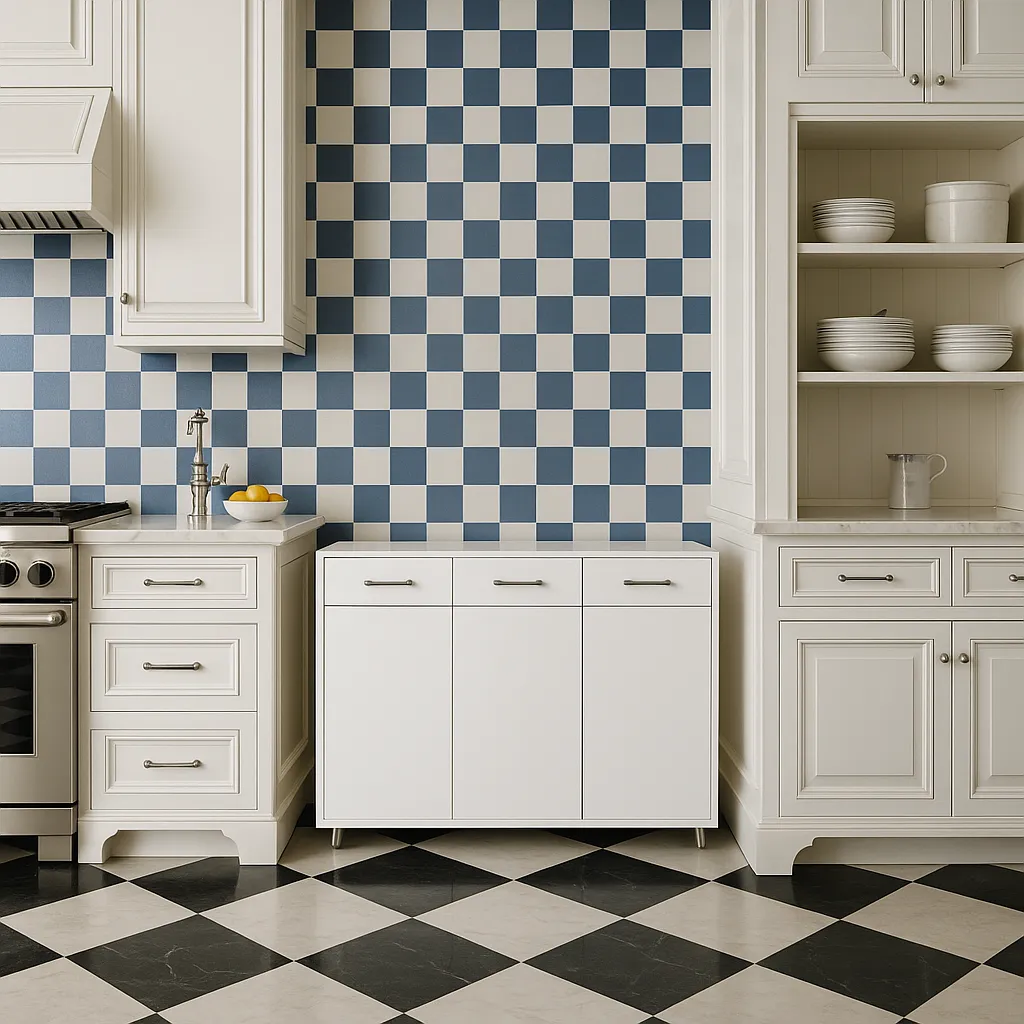FUNKOL White MDF Kitchen Cabinet with 3 Drawers and 3 Doors, photo 3 of 4