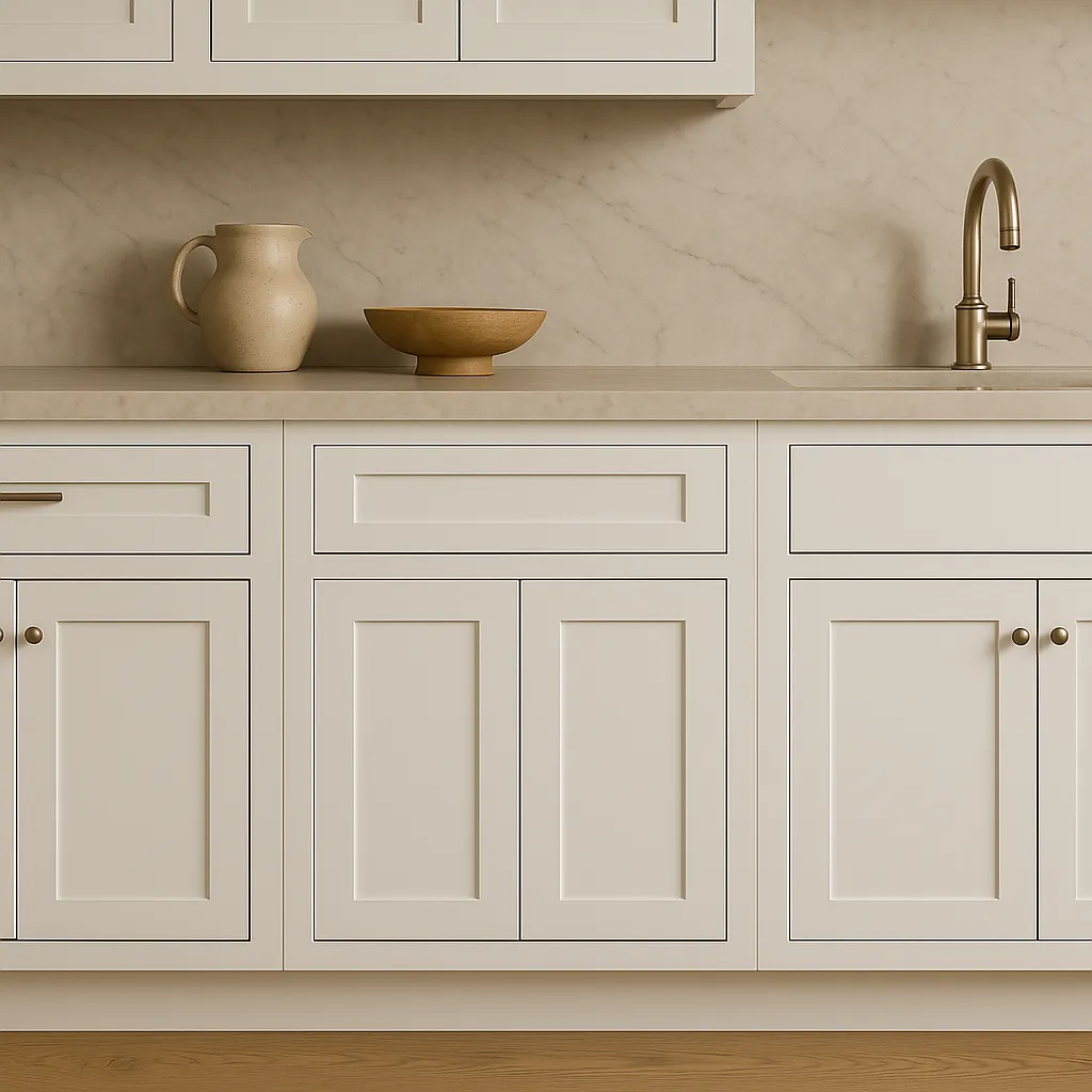 HOMEIBRO Newport Ready to Assemble White Plywood Shaker Base Kitchen Cabinet 24 in. W x 24 in. D x 34.5 in. H, photo 4 of 4