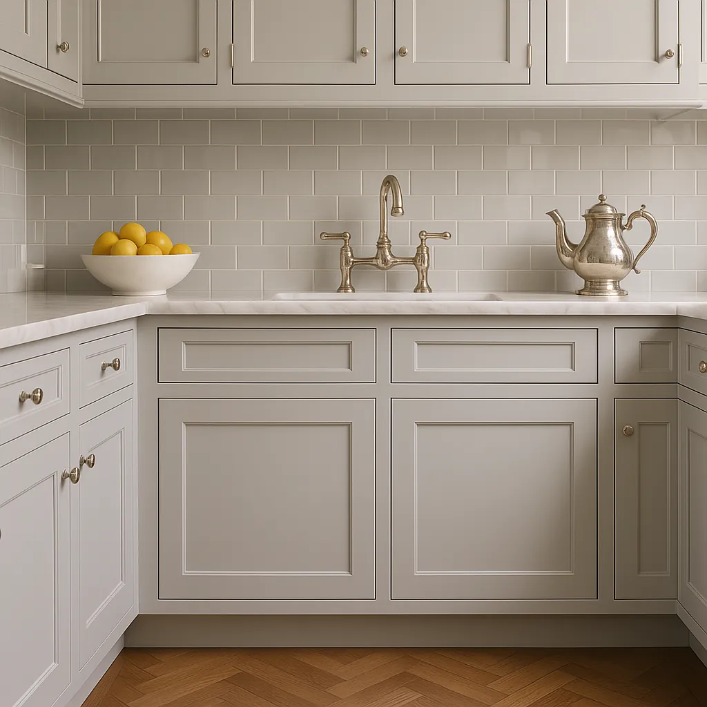 Plywell Shaker Base Cabinet with 2-Door and 1 Drawer in Gray, photo 2 of 4
