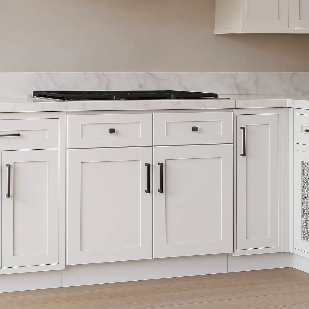 HOMLUX Ready to Assemble Drawer Base Kitchen Cabinet in Shaker White, 33 in. W x 24 in. D x 34.5 in. H, photo 2 of 4