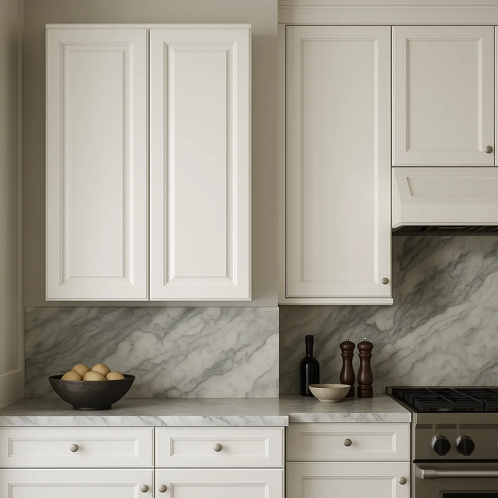 LIFEART CABINETRY Newport Ready to Assemble 33x36x12 in. 2-Door Wall Cabinet with 2-Shelves in Classic White, photo 3 of 4