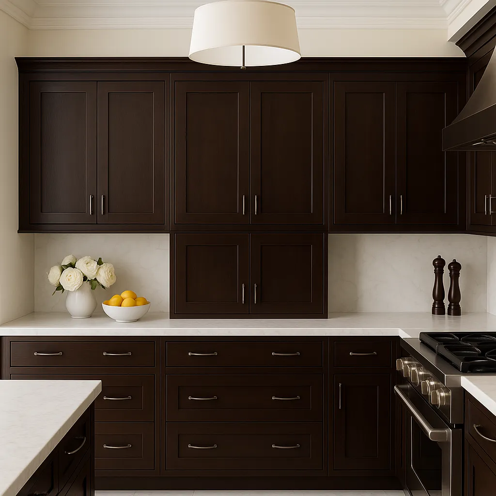 Design House Brookings Solid Wood Shaker Wall Kitchen Cabinet in Espresso, photo 3 of 4
