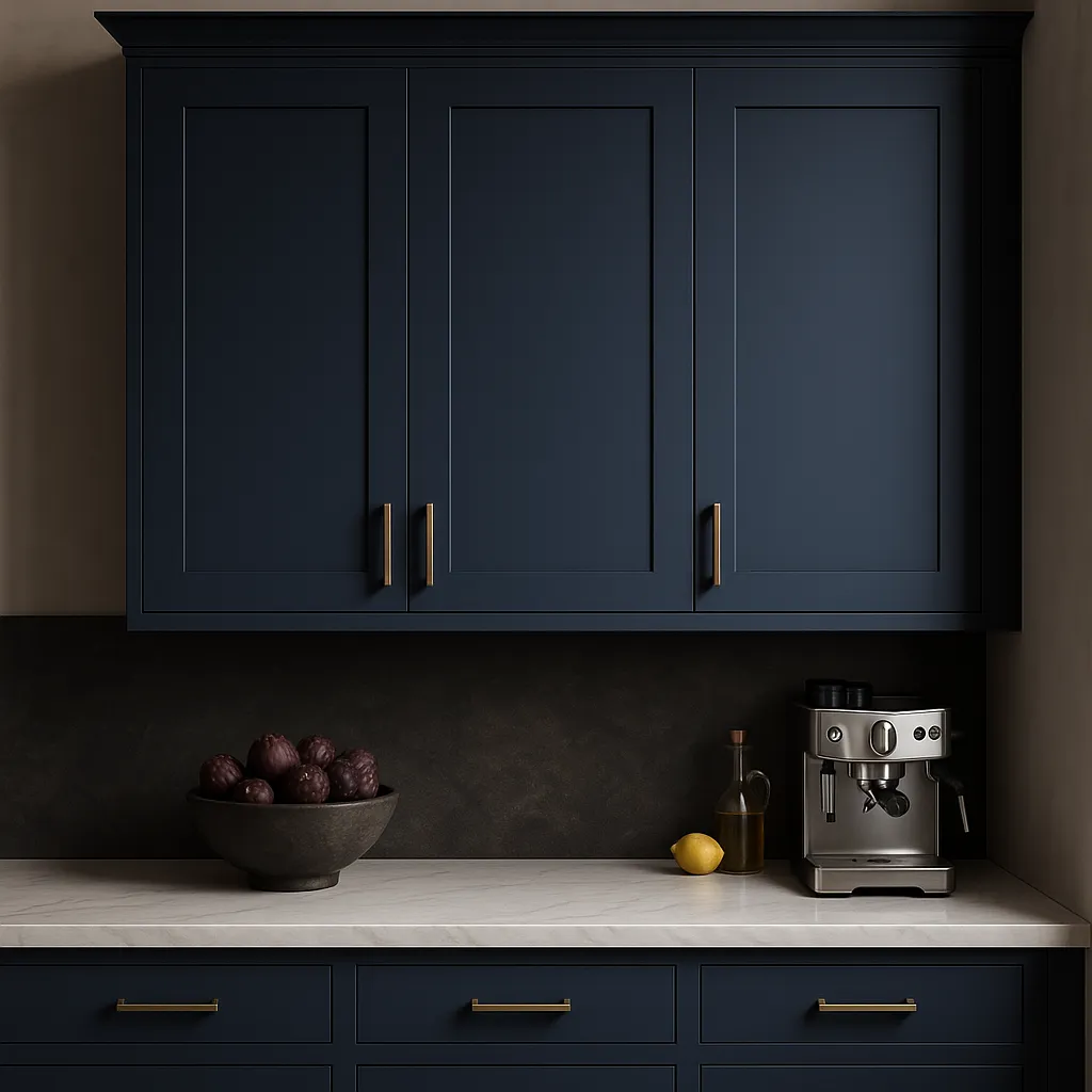 MILL'S PRIDE Valencia Blue Shaker Wall Kitchen Cabinet - 24" W x 12" D x 30" H, photo 2 of 4