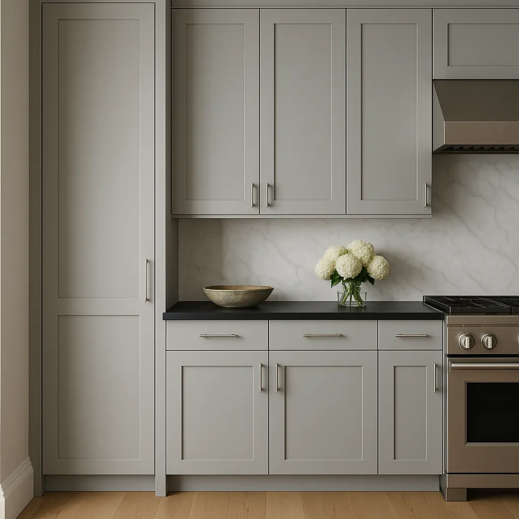 MILL'S PRIDE Richmond Vesuvius Gray Plywood Shaker Wall Kitchen Cabinet - Ready to Assemble, photo 3 of 4