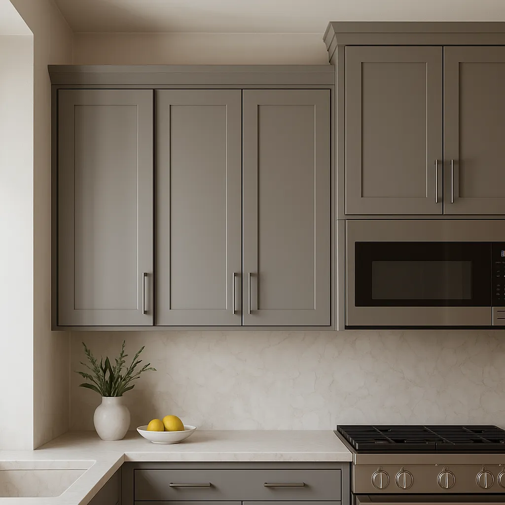 MILL'S PRIDE Richmond Vesuvius Gray Plywood Shaker Wall Kitchen Cabinet - Ready to Assemble, photo 4 of 4
