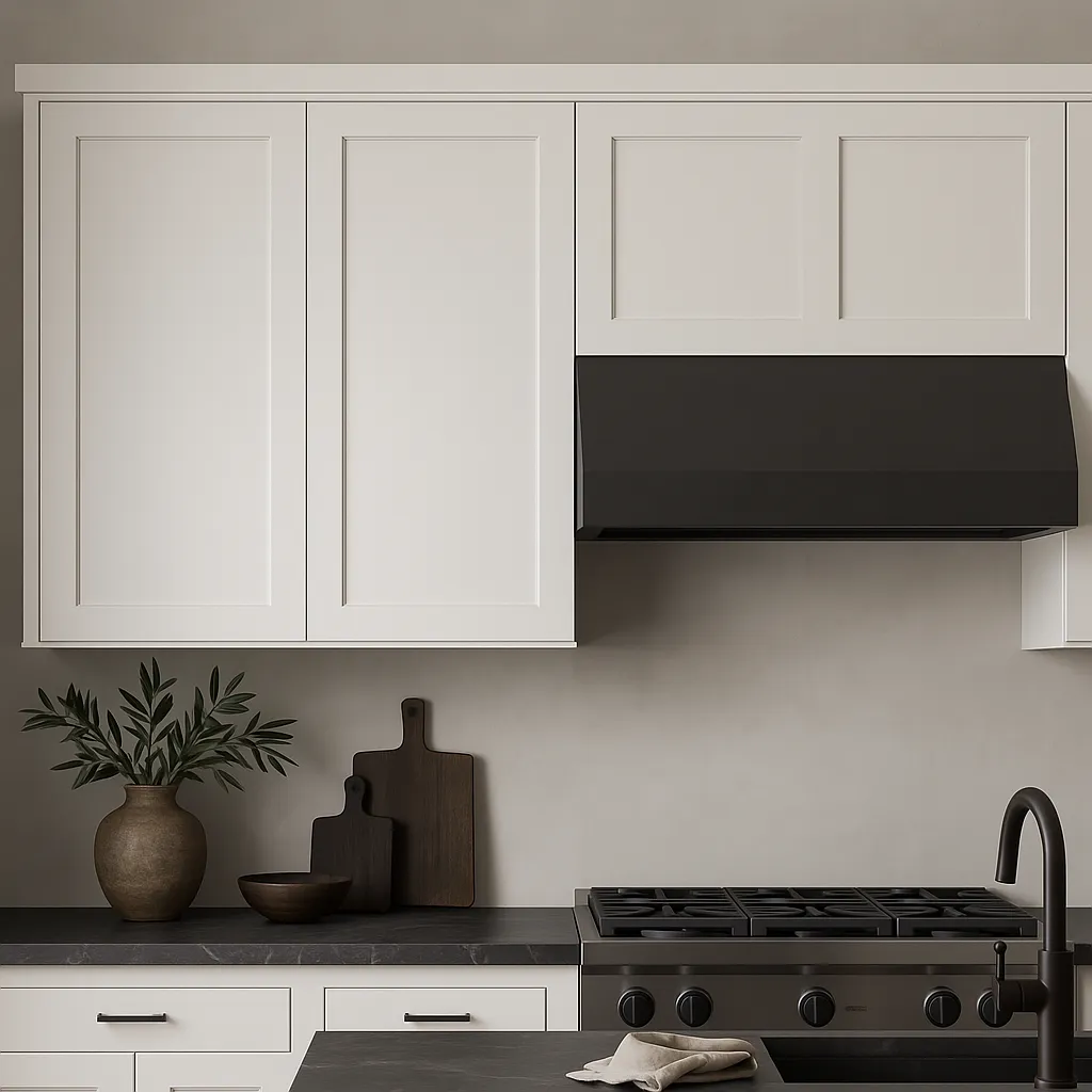 Design House Brookings Shaker 2-Door Bridge Wall Kitchen Cabinet in White, photo 2 of 4