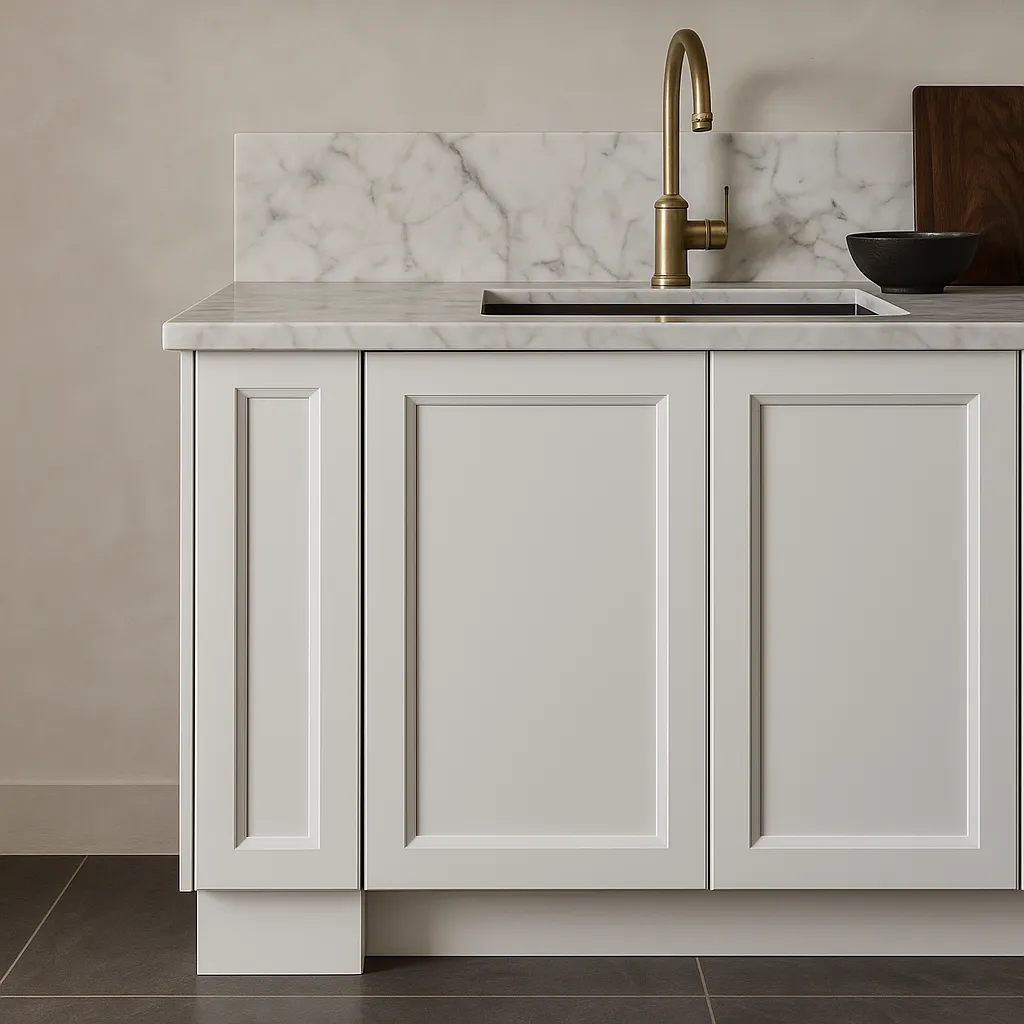 PELHAM & WHITE Keyport Shaker White Plywood Kitchen Cabinet - Tool-Free Assembly, photo 3 of 4