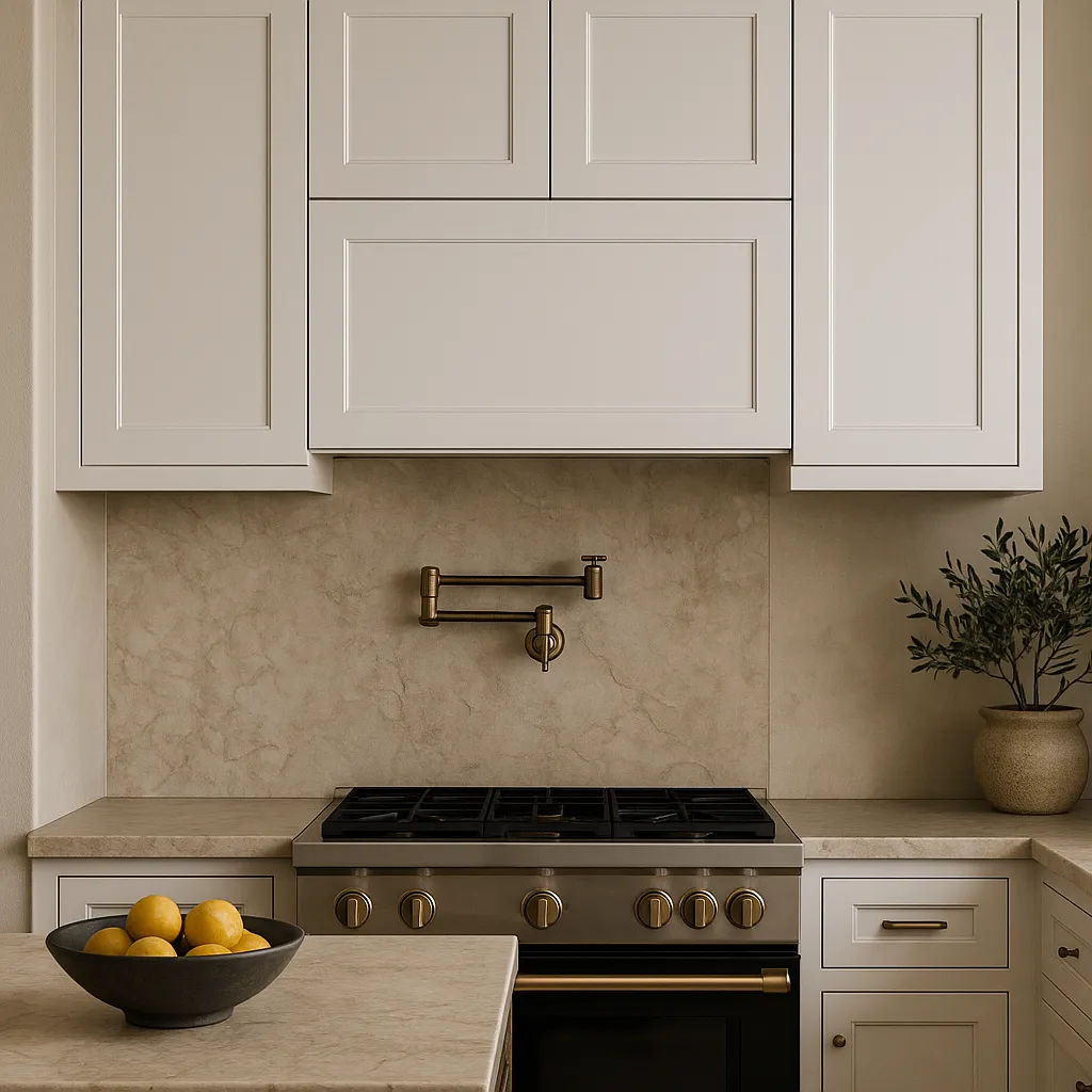 HOMEIBRO Shaker Dove Plywood Wall Bridge Cabinet - 30" W x 24" D x 15" H, photo 3 of 4