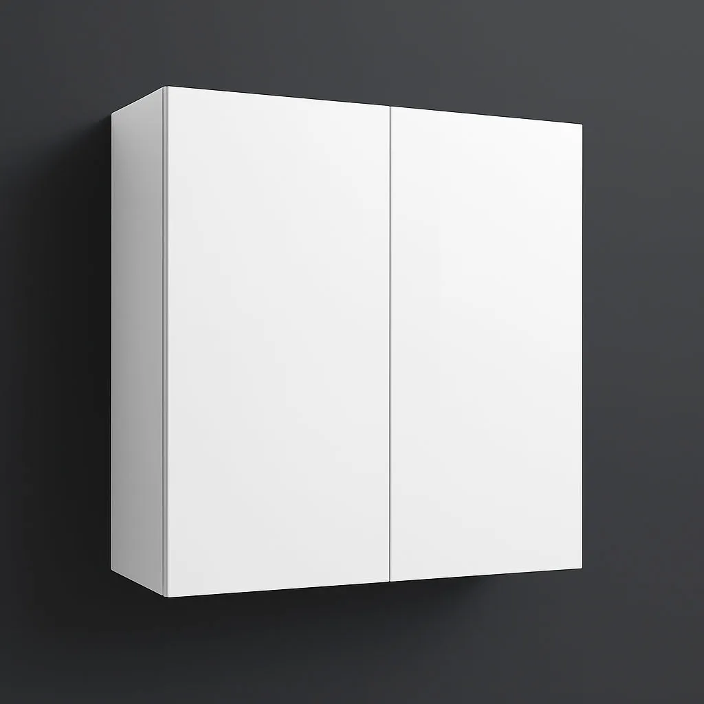 Cambridge Radiance White Gloss Slab Wall Kitchen Cabinet, 24x12x30 in., photo 2 of 4