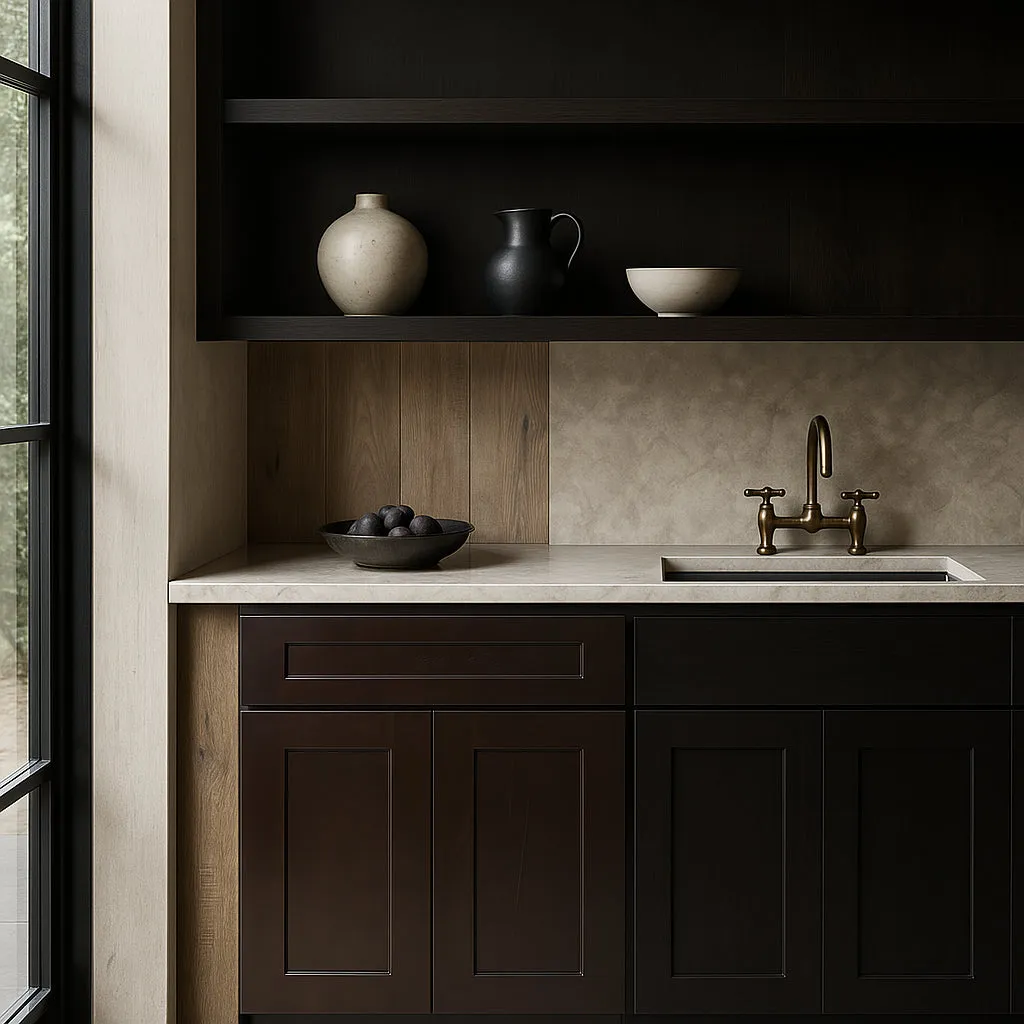 Design House Brookings Solid Wood Shaker Base Kitchen Cabinet in Espresso, photo 2 of 4