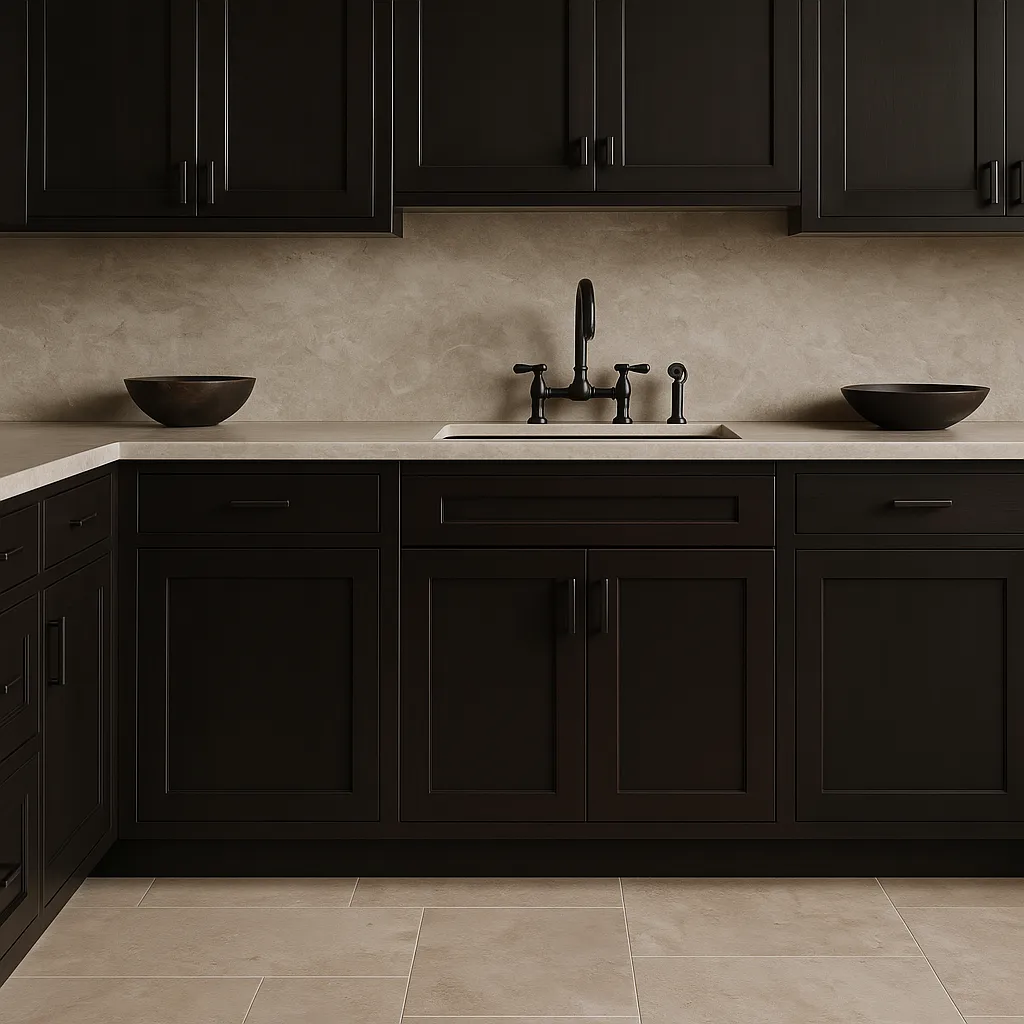 Design House Brookings Solid Wood Shaker Base Kitchen Cabinet in Espresso, photo 3 of 4