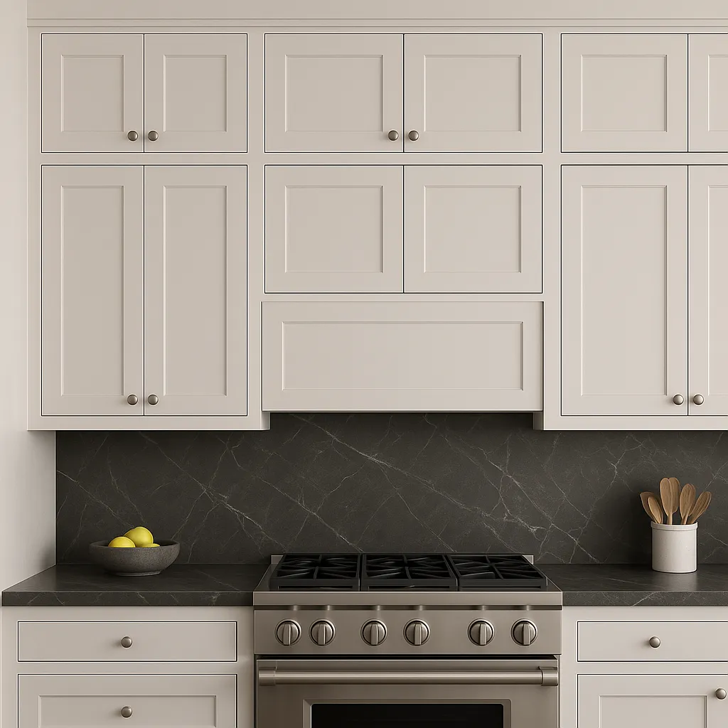 HOMEIBRO Shaker Dove Plywood Wall Bridge Cabinet - 36x24x18 Inches, photo 3 of 4