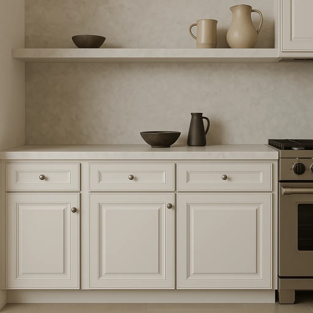 LIFEART CABINETRY Newport Ready to Assemble Base Cabinet with 1-Door and 1-Drawer in Classic White, photo 4 of 8