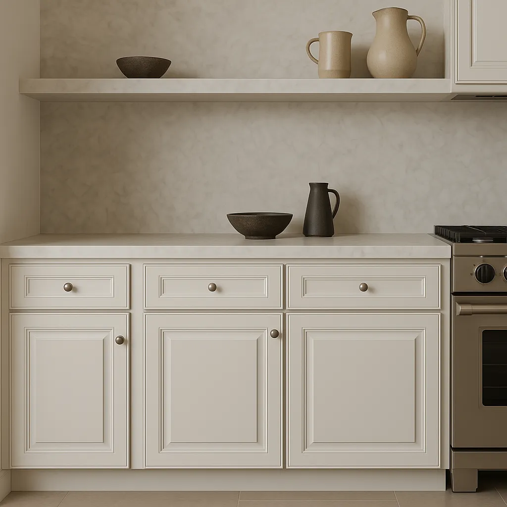 LIFEART CABINETRY Newport Ready to Assemble Base Cabinet with 1-Door and 1-Drawer in Classic White, photo 4 of 4