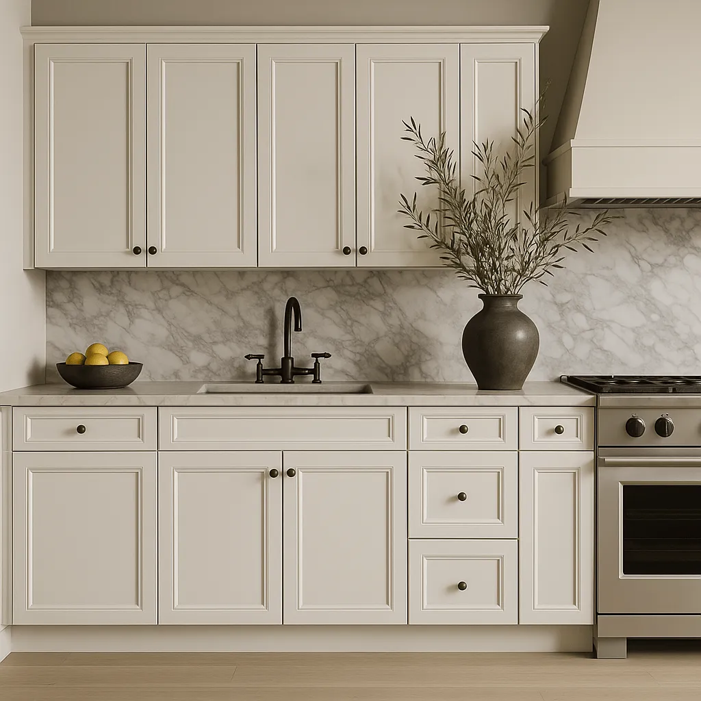 LIFEART CABINETRY Newport Ready to Assemble Base Cabinet with 1-Door and 1-Drawer in Classic White, photo 2 of 8