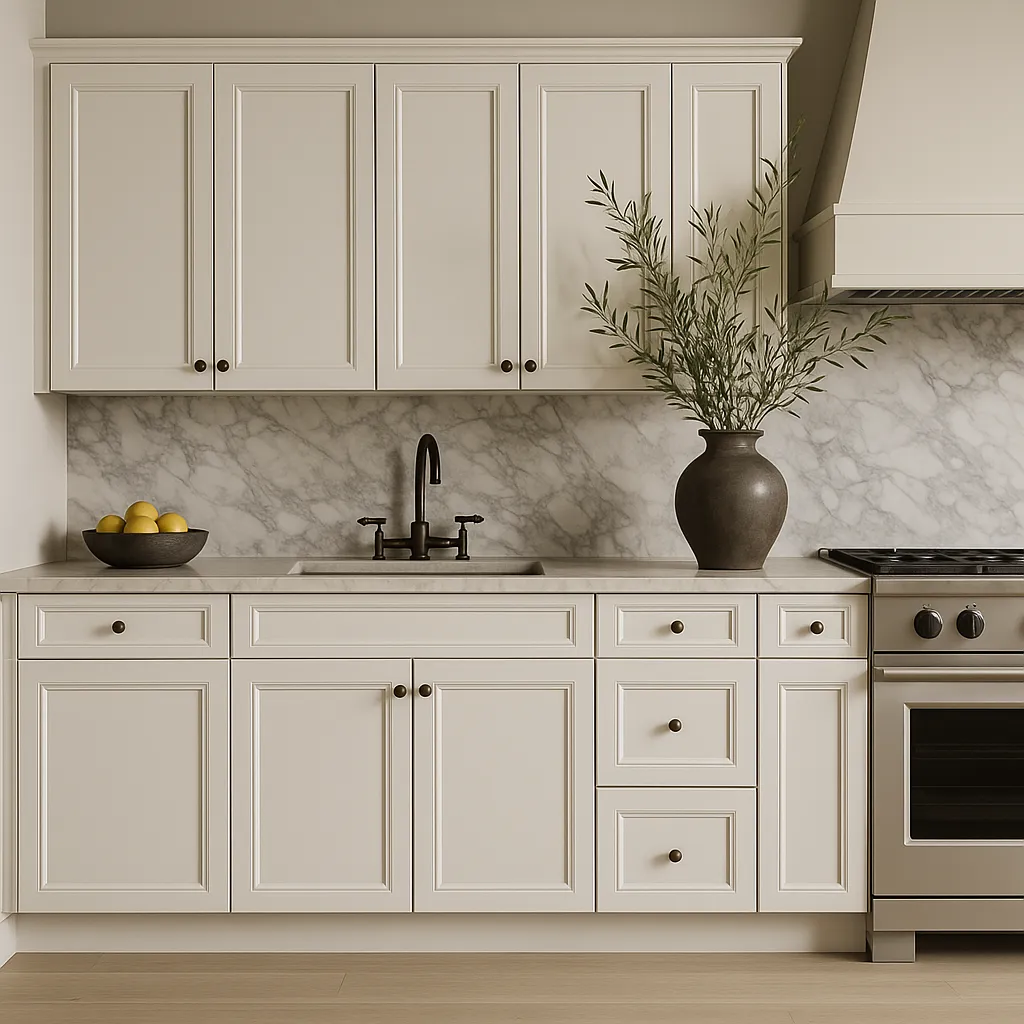 LIFEART CABINETRY Newport Ready to Assemble Base Cabinet with 1-Door and 1-Drawer in Classic White, photo 2 of 4