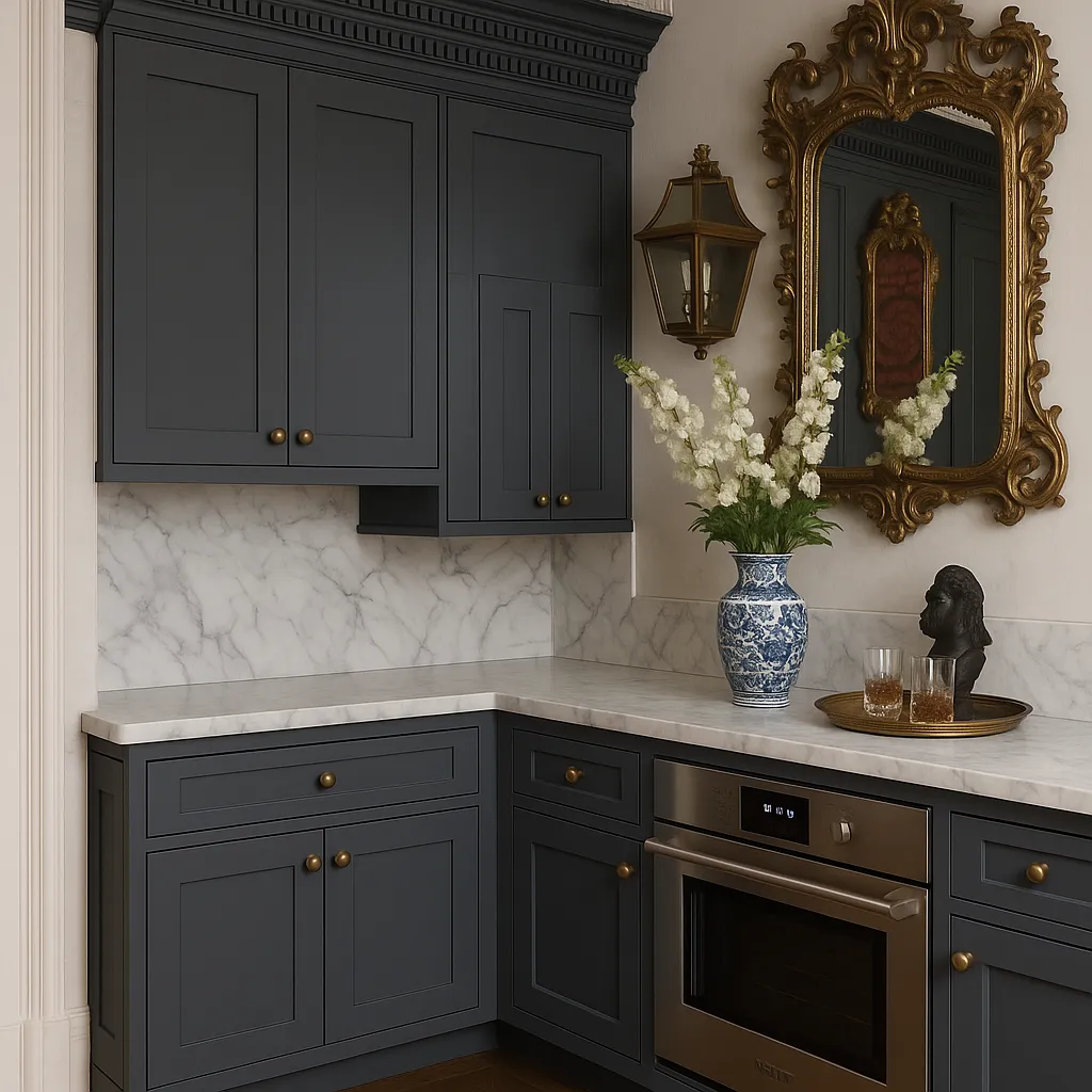 MILL'S PRIDE Richmond Venetian Onyx Plywood Shaker Wall Kitchen Cabinet, 30x12x30, photo 3 of 4