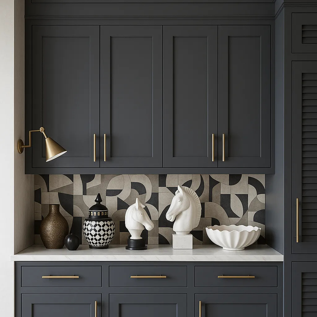MILL'S PRIDE Richmond Venetian Onyx Plywood Shaker Wall Kitchen Cabinet, 30x12x30, photo 4 of 4